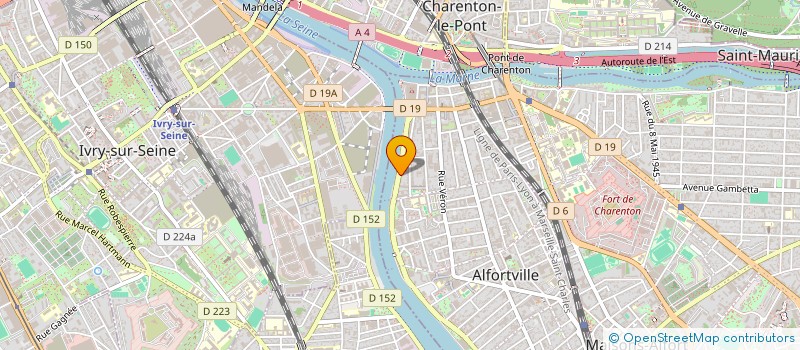 localisation de l'entreprise MONSIEUR SULLIVAN CLEMENT à ALFORTVILLE