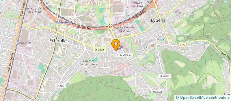 localisation de l'entreprise MONSIEUR SULLIVAN CLET  ECHIROLLES