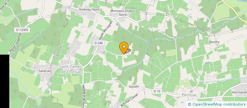 localisation de l'entreprise MONSIEUR SULLIVAN DABLIN  SAINT-GENES-DE-FRONSAC