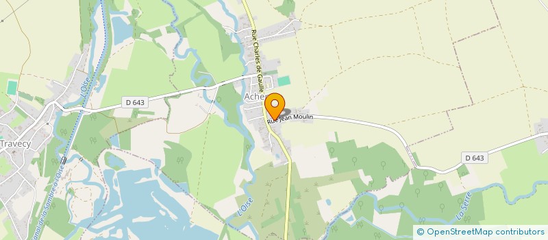 localisation de l'entreprise MONSIEUR SULLIVAN DELANCHY  ACHERY