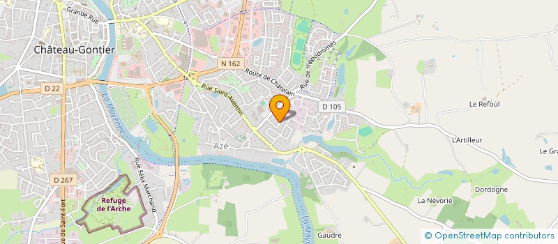 localisation de l'entreprise MONSIEUR SULLIVAN DESFOYERS  CHATEAU-GONTIER-SUR-MAYENNE