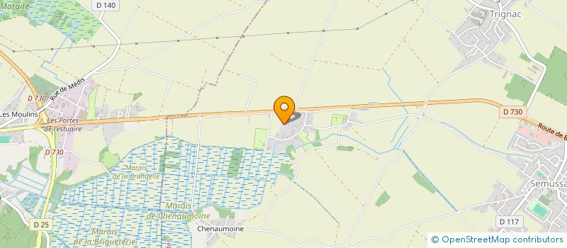 localisation de l'entreprise MONSIEUR SULLIVAN FEUILLET  SEMUSSAC