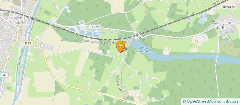 localisation de l'entreprise MONSIEUR SULLIVAN GESLIN  NOYEN-SUR-SARTHE