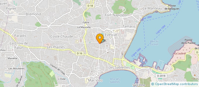 localisation de l'entreprise MONSIEUR SULLIVAN HAVARD  LA SEYNE-SUR-MER