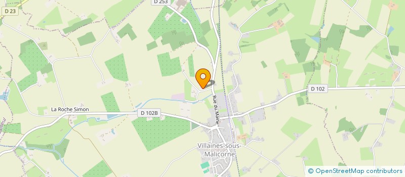 localisation de l'entreprise MONSIEUR SULLIVAN HERAULT  VILLAINES-SOUS-MALICORNE