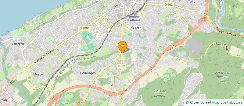 localisation de l'entreprise MONSIEUR SULLIVAN HUET  THONON-LES-BAINS