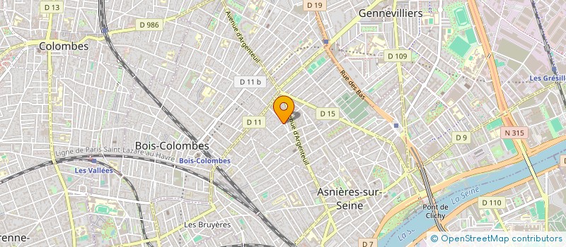 localisation de l'entreprise MONSIEUR SULLIVAN JOUBERT à ASNIERES-SUR-SEINE