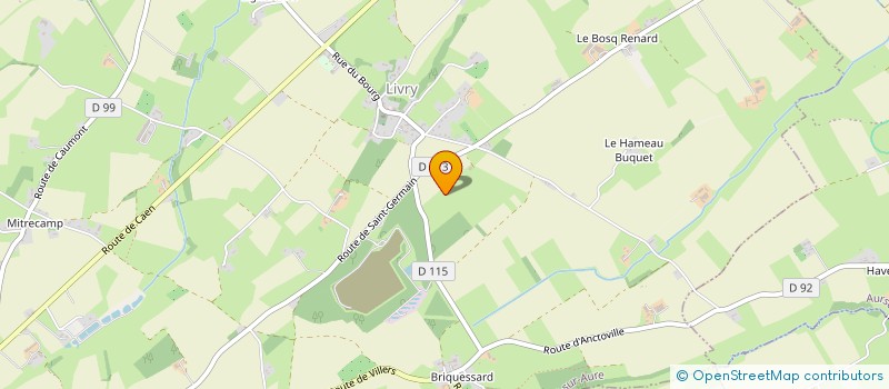 localisation de l'entreprise MONSIEUR SULLIVAN MARIE  CAUMONT-SUR-AURE