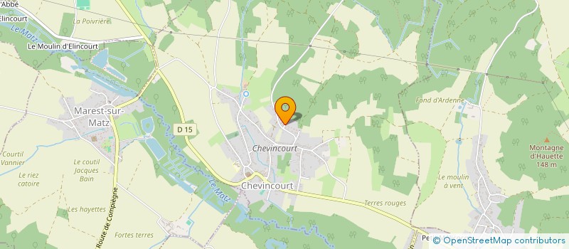 localisation de l'entreprise MONSIEUR SULLIVAN MARTIN  CHEVINCOURT