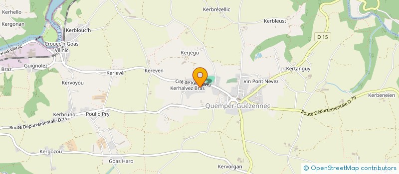 localisation de l'entreprise MONSIEUR SULLIVAN MONNIER à QUEMPER-GUEZENNEC