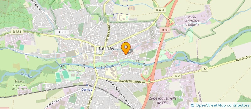 localisation de l'entreprise MONSIEUR SULLIVAN PICHOT  CERNAY