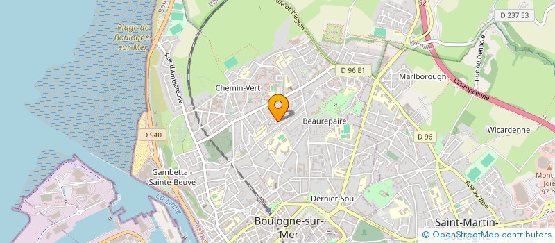 localisation de l'entreprise MONSIEUR SULLIVAN PRIEST à BOULOGNE-SUR-MER
