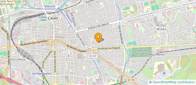 localisation de l'entreprise MONSIEUR SULLIVAN RANSON  CALAIS