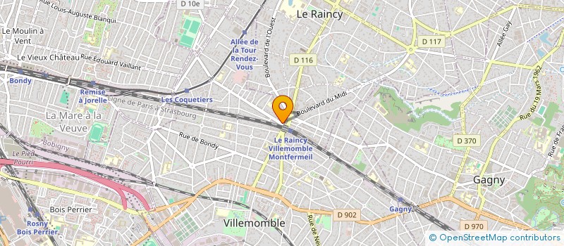 localisation de l'entreprise MONSIEUR SULLIVAN TEBBAL  VILLEMOMBLE