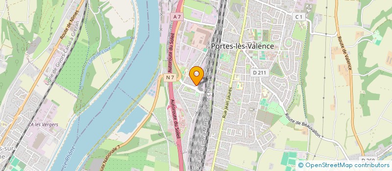 localisation de l'entreprise MONSIEUR SULLIVAN THOMAS  PORTES-LES-VALENCE