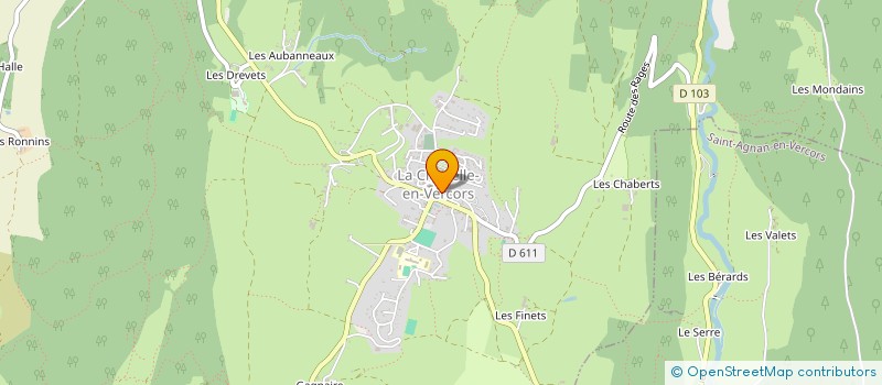 localisation de l'entreprise MONSIEUR SULLIVAN WINAUD-TUMBACH à LA CHAPELLE-EN-VERCORS