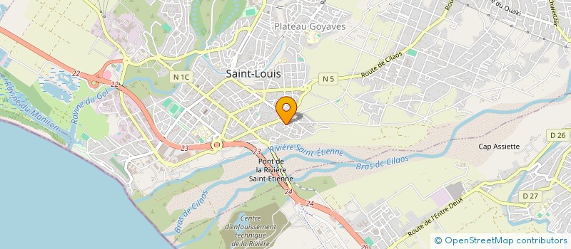 localisation de l'entreprise MONSIEUR SULLY BARIB à SAINT-LOUIS