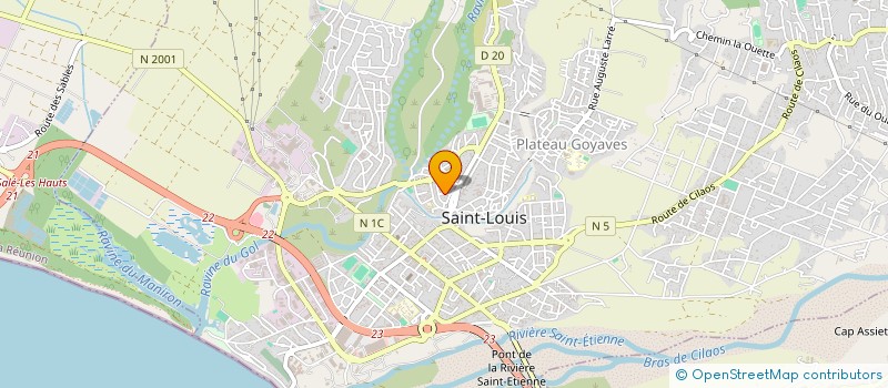 localisation de l'entreprise MONSIEUR SULLY DEVEAUX à SAINT-LOUIS