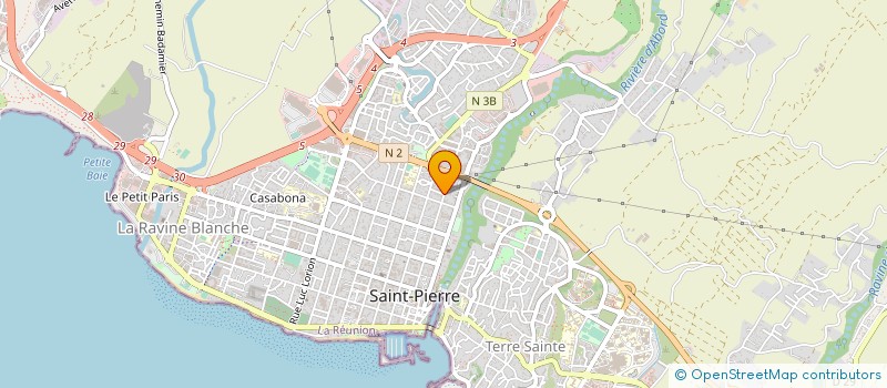 localisation de l'entreprise MONSIEUR SULLY LAURET à SAINT-PIERRE
