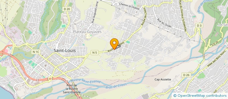 localisation de l'entreprise MONSIEUR SULLY RANGUIN à SAINT-LOUIS