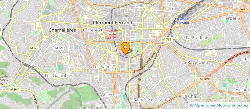 localisation de l'entreprise MONSIEUR SULLYMAN PAUL  CLERMONT-FERRAND