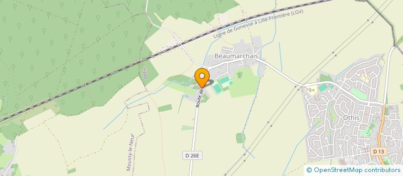 localisation de l'entreprise MONSIEUR SULLYVAN AGNESOTTI DECOCHEREAUX  OTHIS