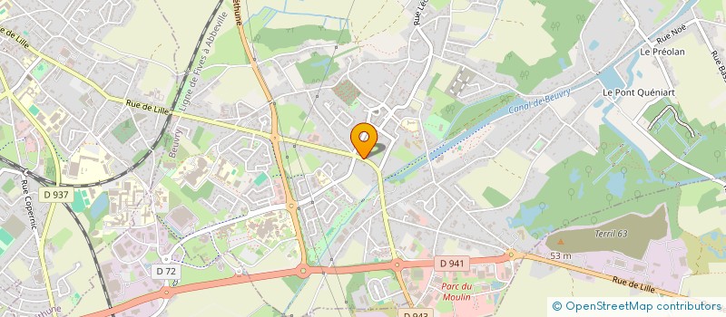 localisation de l'entreprise MONSIEUR SULLYVAN DAILLIEZ  BEUVRY