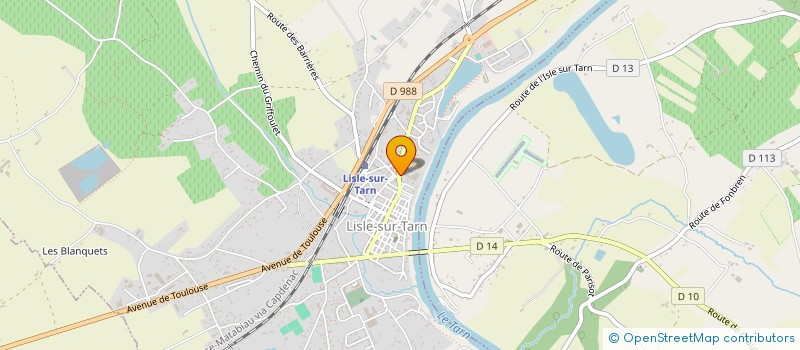 localisation de l'entreprise MONSIEUR SULLYVAN DELETANG à LISLE-SUR-TARN