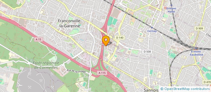 localisation de l'entreprise MONSIEUR SULLYVAN DJE TOH  SANNOIS