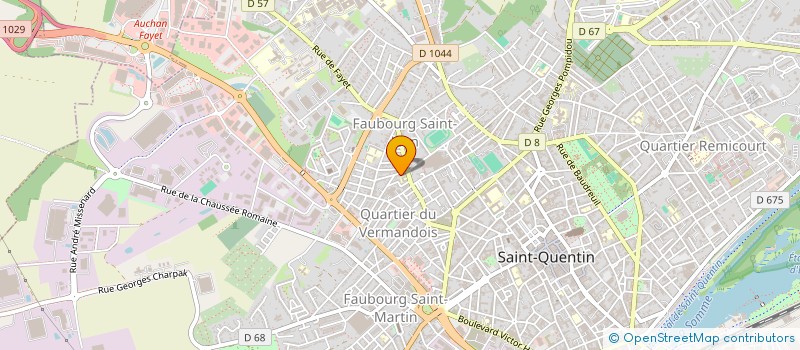 localisation de l'entreprise MONSIEUR SULLYVAN DUBOIS  SAINT-QUENTIN