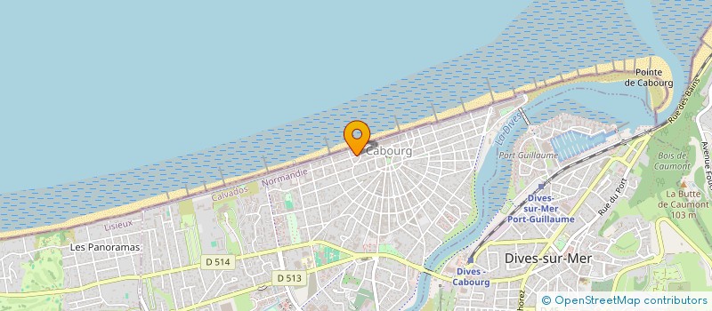 localisation de l'entreprise MONSIEUR SULLYVAN KOUAS  CABOURG