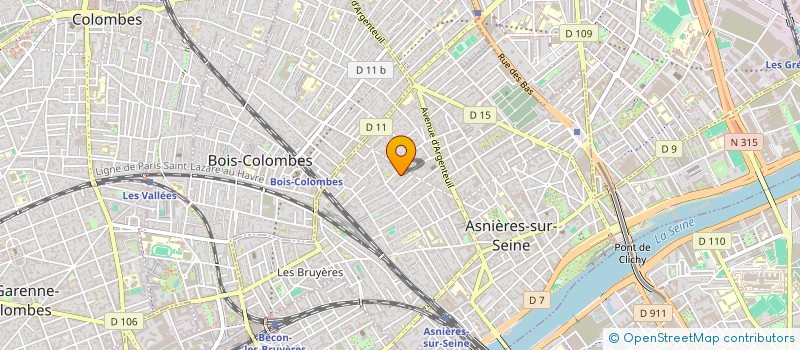 localisation de l'entreprise MONSIEUR SULLYVAN LABELLE  ASNIERES-SUR-SEINE