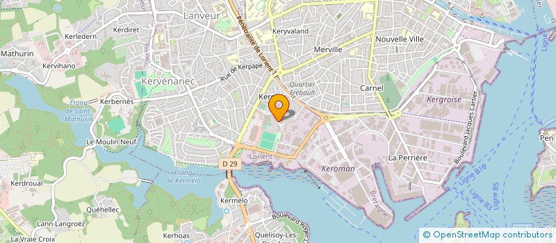 localisation de l'entreprise MONSIEUR SULLYVAN RAUD  LORIENT