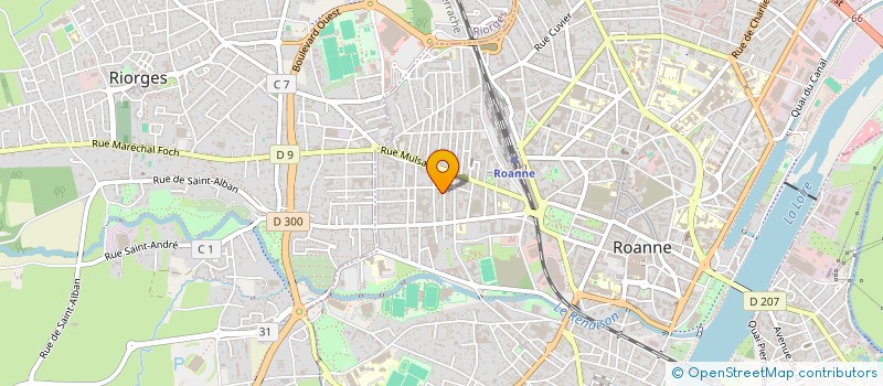 localisation de l'entreprise MONSIEUR SULTAN BERISA à ROANNE