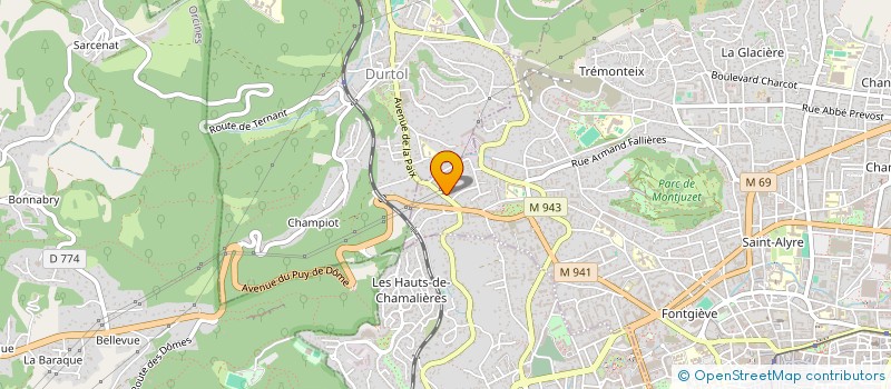 localisation de l'entreprise MONSIEUR SULTAN MAHMOOD SARWARI  CLERMONT-FERRAND