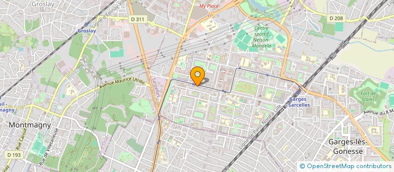 localisation de l'entreprise MONSIEUR SULTANA LUGASSY  SARCELLES