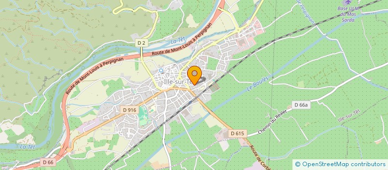 localisation de l'entreprise MONSIEUR SULYVAN MARTINEZ  ILLE-SUR-TET