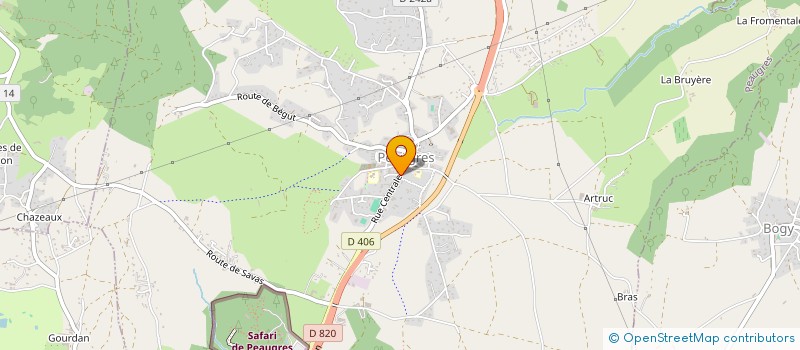 localisation de l'entreprise MONSIEUR SULYVAN STERVINOU  PEAUGRES