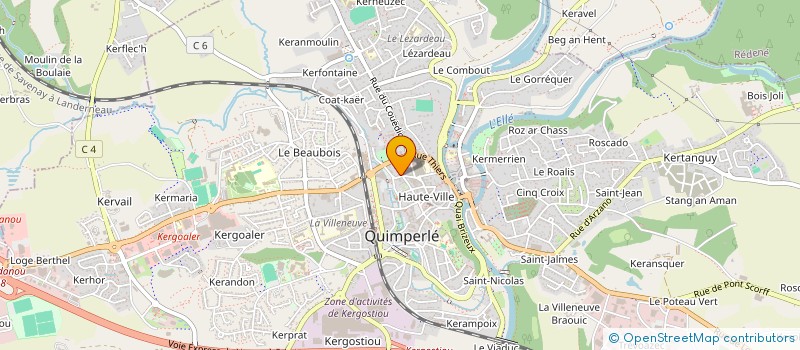 localisation de l'entreprise MONSIEUR SUMAN PINNAMANENI  QUIMPERLE