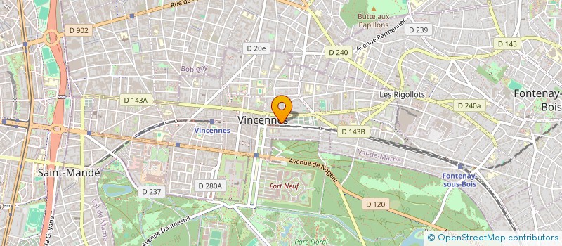 localisation de l'entreprise MONSIEUR SUMANAVENTHAN NAVARATNAM  VINCENNES