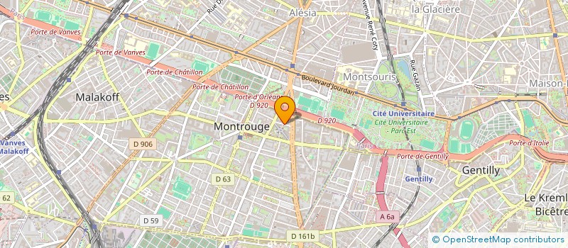 localisation de l'entreprise MONSIEUR SUMANE HAMZA  MONTROUGE