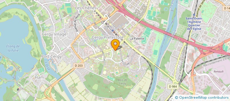 localisation de l'entreprise MONSIEUR SUMANTH KAGITHA  CERGY