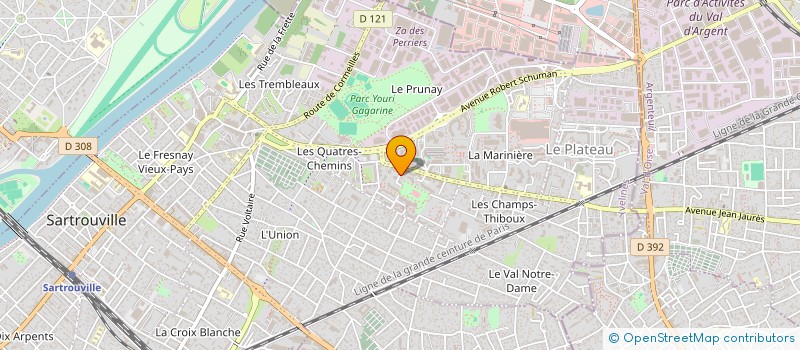 localisation de l'entreprise MONSIEUR SUMI ERKOUNI  SARTROUVILLE