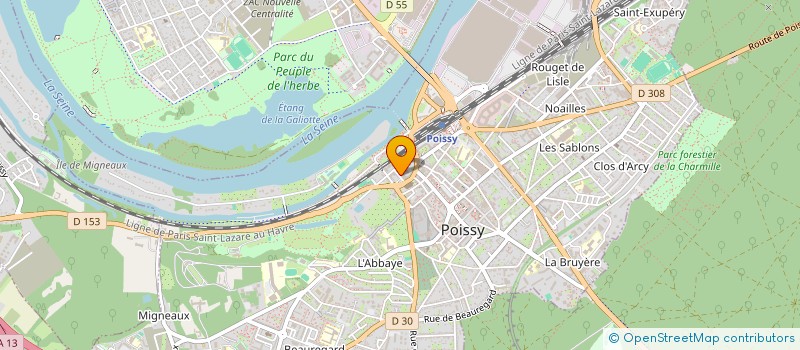 localisation de l'entreprise MONSIEUR SUMIO FUKUI à POISSY