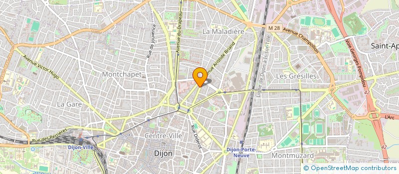 localisation de l'entreprise MONSIEUR SUN DEFOI à DIJON