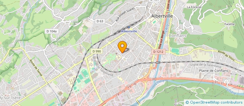 localisation de l'entreprise MONSIEUR SUNA TUNCAY  ALBERTVILLE