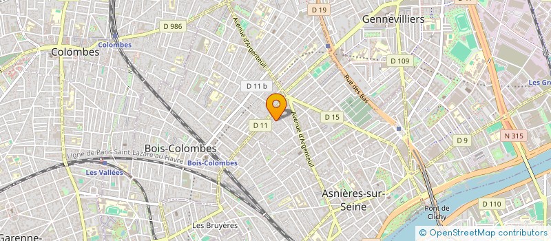 localisation de l'entreprise MONSIEUR SUNDAY GOUSSIKINDE  ASNIERES-SUR-SEINE