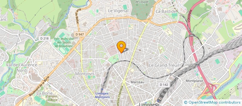 localisation de l'entreprise MONSIEUR SUNER ASLAN à LIMOGES