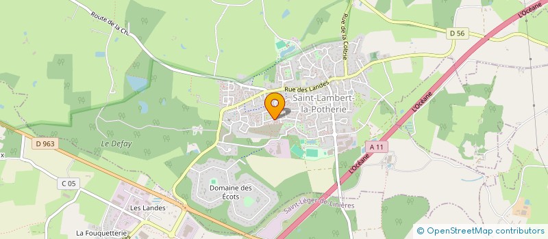 localisation de l'entreprise MONSIEUR SUNIL BRUNEAU-SESSINOU  SAINT-LAMBERT-LA-POTHERIE