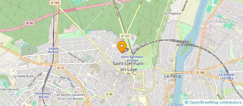 localisation de l'entreprise MONSIEUR SUNIL HEWAGE  SAINT-GERMAIN-EN-LAYE